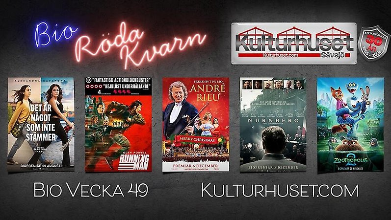 veckans bioprogram vecka 49